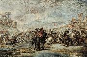 Francesco Simonini The Cavalry Charge Spain oil painting artist